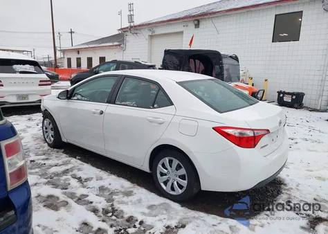 2016 Toyota Corolla Le из США, поврежденный, VIN 2T1BURHE4GC570505